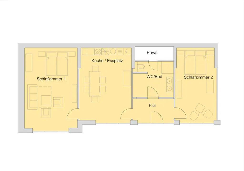 Appartamento Lincoln-Loft Weimar Esterno foto